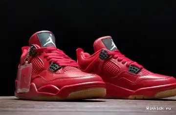 GUM FIRE RED SINGLES AIR JORDAN 4 DAY 0414